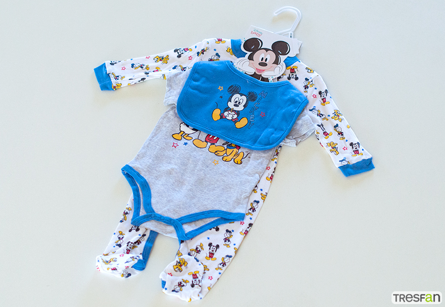 Pijama Disfraz Bebé Mickey Mouse 3-6 meses Playama
