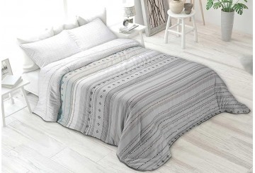 Edredón Comforter Reversible MORA Super Soft P02 gris